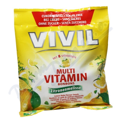 Vivil Multivit.citron+meduka+8 vit.bez cukru 60g