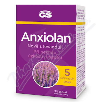 GS Anxiolan s levandul tbl. 30