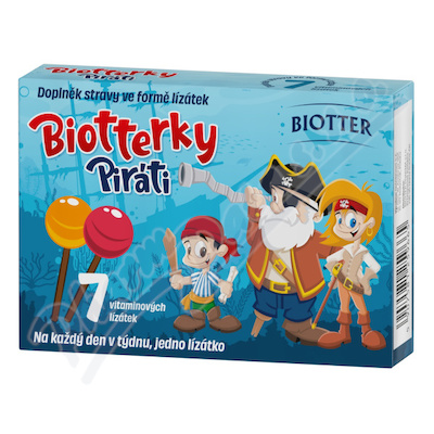 Biotterky vitamnov lztka Pirti 7ks