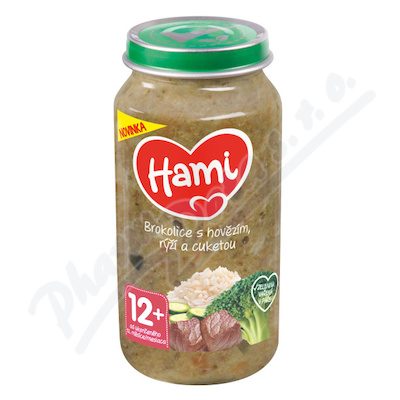 Hami Brokolice s hovzm r a cuketou 250g 12M+