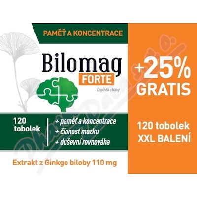 Bilomag FORTE+25% navc 120 tobolek