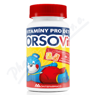 ORSOVit multivitamny s ovocnou pchut 60ks