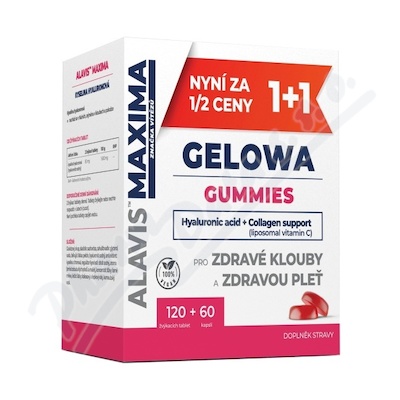 ALAVIS MAXIMA GELOWA GUMMIES vk.tbl.120 + cps.60