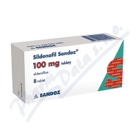 Sildenafil Sandoz 100mg por. tbl. nob. 8x100mg