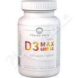 Vitamin D3 max 4000 I. U.  tbl. 100